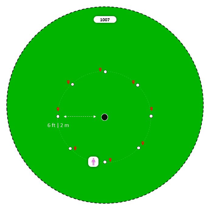 Diagram for Around the Hole: 8 Ball Circle, 4/8