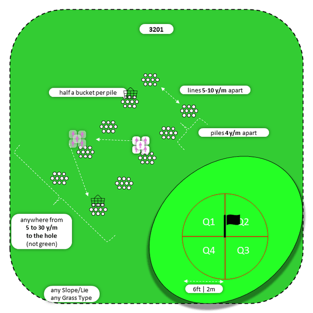 Diagram for Chip | Parallel Piles | Quadrants