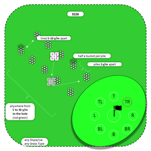 Diagram for Chip | Perpendicular Piles | 9 Stop Zones