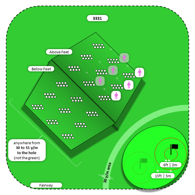 Diagram for Pitch | Fairway | Above/Below Feet